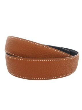 Hermes Belt Constance Reversible Leather Buckle Brown Black